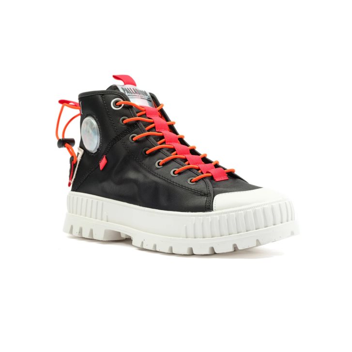 Bottes Palladium Pallashock Mid Ticket To Earth Homme Noir | FR DXL237V